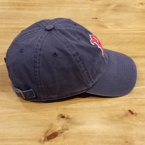 Boston Red Sox Hat 47 Brand Blue Cotton Dad MLB Baseball One Size - Picture 4 of 10